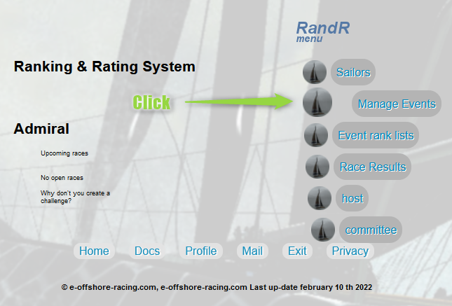 e-offshore-racing.com Ranking and Rating Go to Events management